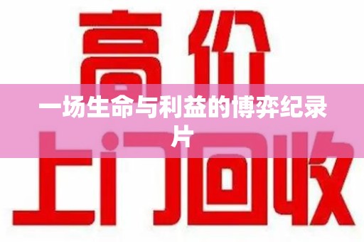 济宁一场生命与利益的博弈纪录片