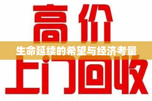 济宁生命延续的希望与经济考量