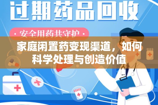 济宁家庭闲置药变现渠道，如何科学处理与创造价值